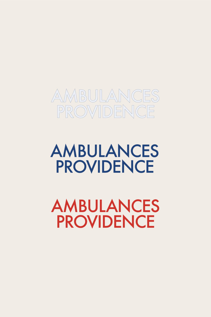 Création logo Ambulances providence